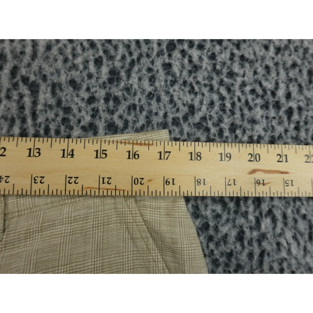 J.Crew Mens 33x32 Classic Fit Linen Trouser Beige Glen Check Plaid Pants 2024 - Picture 7 of 16